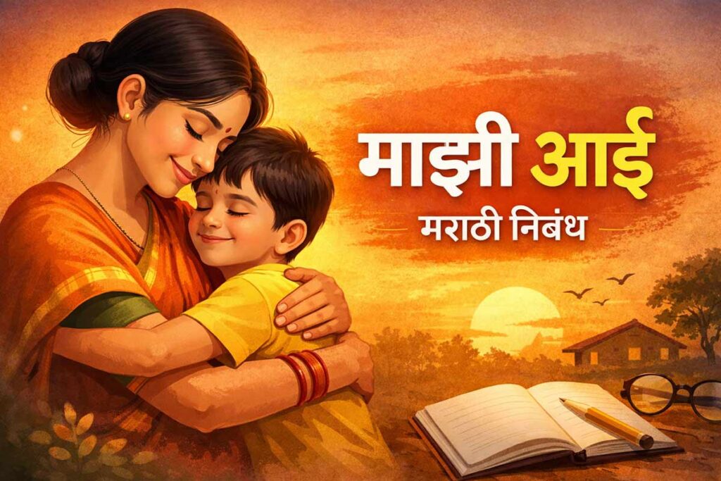 माझी आई निबंध मराठी | Majhi Aai Essay in Marathi (10 ओळी, 100, 200, 500 शब्द)